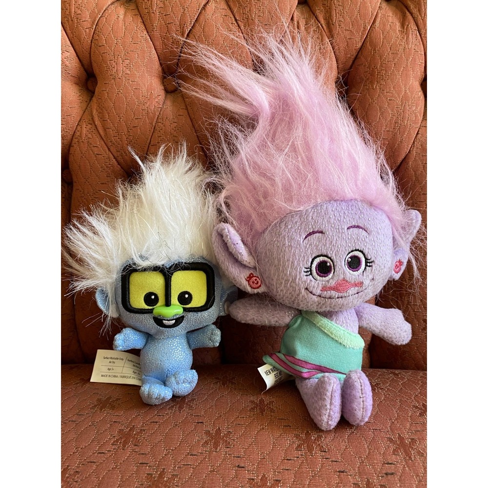 Dreamworks Trolls Plush Stuffed Toys 2 Lot s8